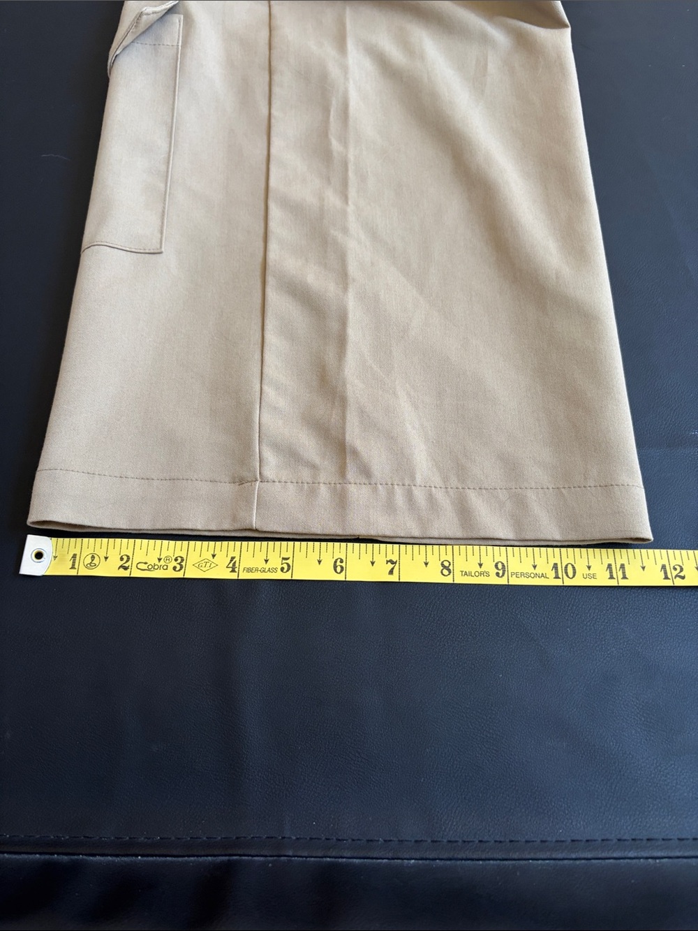 19 Cooper Tan Wide Leg Cargo Pants High Rise Cropped Utility Size M - Picture 8 of 8